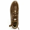 Clearance Los Altos Boots Los Altos Caiman & Ostrich Casual Shoes Brown