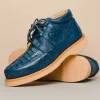 Fashion Los Altos Boots Los Altos Caiman & Ostrich Casual Shoes Blue Jean BlueJean