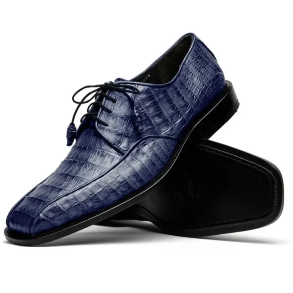 los_altos_caiman_belly_bi_1-2.webp Flash Sale Los Altos Boots Los Altos Caiman Belly Bicycle Toe Shoes Navy Blue