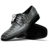Sale Los Altos Boots Los Altos Caiman Belly Bicycle Toe Shoes Gray