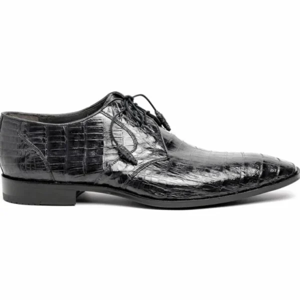 los_altos_caiman_belly_de_0.webp Online Los Altos Boots Los Altos Caiman Belly Derby Shoes Black