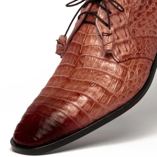 los_altos_caiman_belly_de_2-2.webp Online Los Altos Boots Los Altos Caiman Belly Derby Shoes Faded Cognac