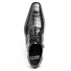Online Los Altos Boots Los Altos Caiman Belly Derby Shoes Black