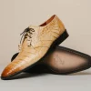 New Los Altos Boots Los Altos Caiman Belly Derby Shoes Faded Oryx
