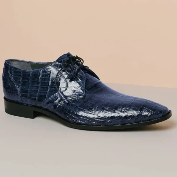 los_altos_caiman_belly_de_9-2.webp Flash Sale Los Altos Boots Los Altos Caiman Belly Derby Shoes Faded Navy