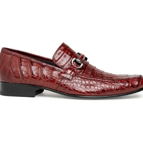 los_altos_caiman_bit_loaf_0-2.webp Store Los Altos Boots Los Altos Caiman Bit Loafers Burgundy