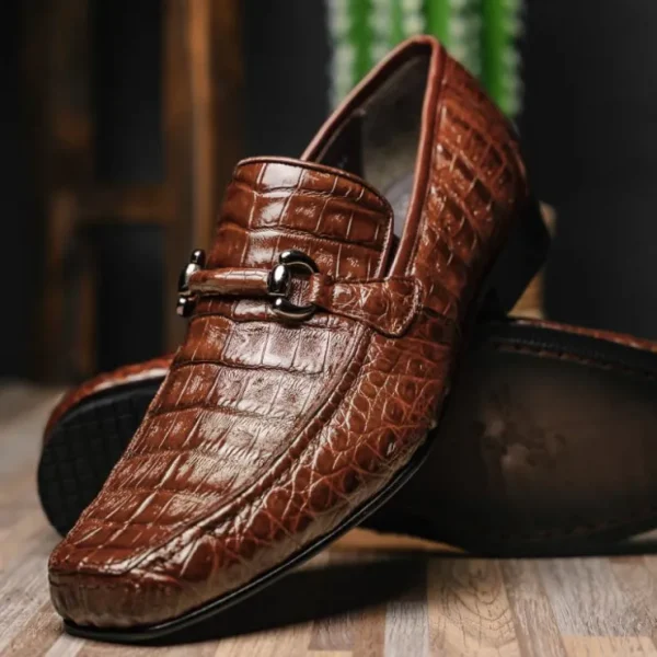 los_altos_caiman_bit_loaf_5-1.webp Online Los Altos Boots Los Altos Caiman Bit Loafers Brown