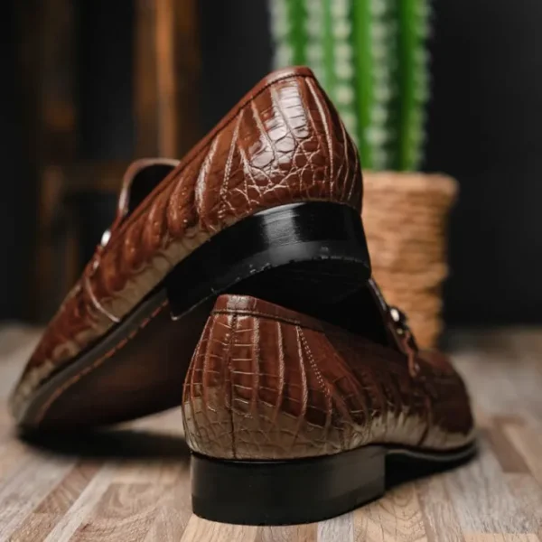 los_altos_caiman_bit_loaf_7-1.webp Online Los Altos Boots Los Altos Caiman Bit Loafers Brown