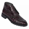 Online Los Altos Boots Los Altos Caiman Hornback Boots Cherry