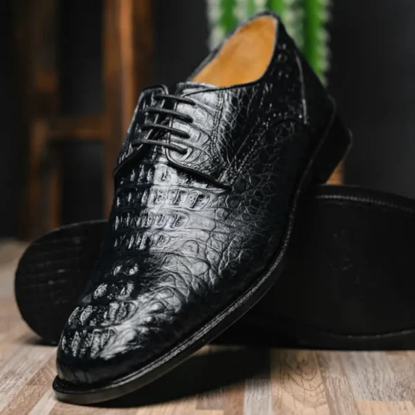 los_altos_caiman_hornback_10-1.webp Cheap Los Altos Boots Los Altos Caiman Hornback Shoes Black