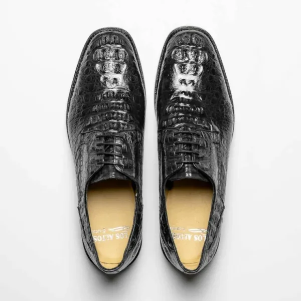 los_altos_caiman_hornback_4-1.webp Cheap Los Altos Boots Los Altos Caiman Hornback Shoes Black