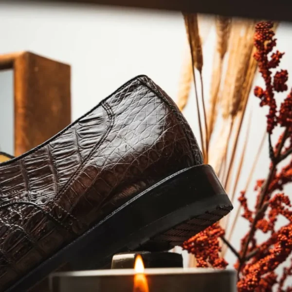 los_altos_caiman_hornback_6-2.webp Cheap Los Altos Boots Los Altos Caiman Hornback Shoes Brown