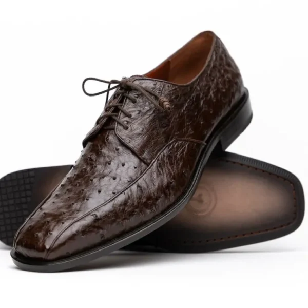 Flash Sale Los Altos Boots Los Altos Ostrich Bicycle Toe Shoes Brown
