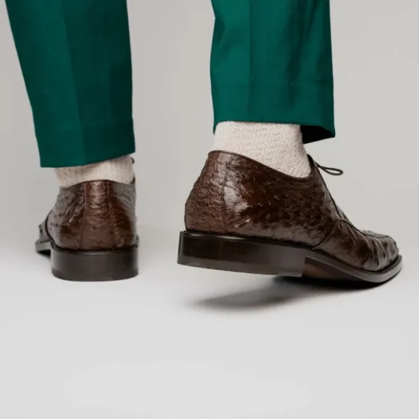 Flash Sale Los Altos Boots Los Altos Ostrich Bicycle Toe Shoes Brown