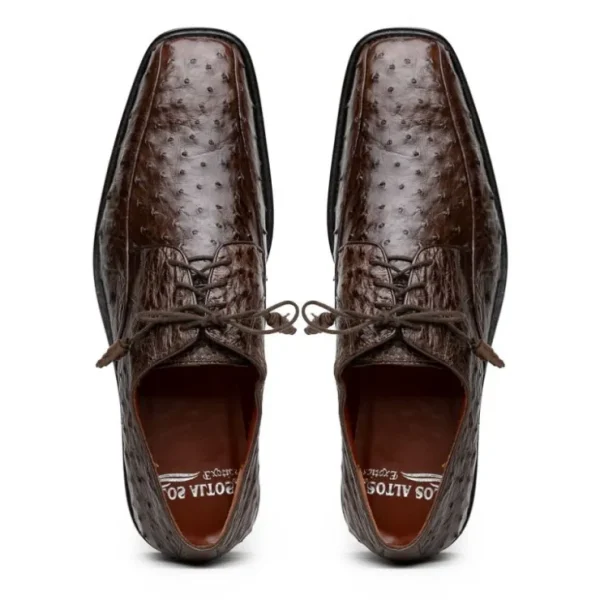 Flash Sale Los Altos Boots Los Altos Ostrich Bicycle Toe Shoes Brown