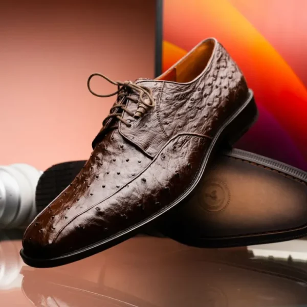 Flash Sale Los Altos Boots Los Altos Ostrich Bicycle Toe Shoes Brown