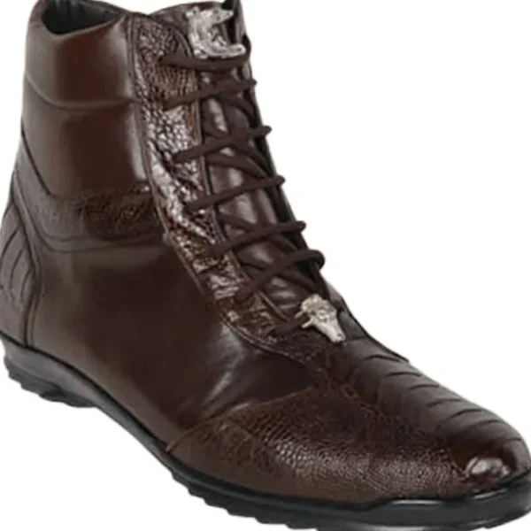 los_altos_ostrich_leg_hig_0-1.webp Cheap Los Altos Boots Los Altos Ostrich Leg High Top Sneakers Brown