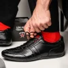 Fashion Los Altos Boots Los Altos Ostrich Leg Sneakers Black
