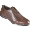 Store Los Altos Boots Los Altos Ostrich Patchwork Sneakers Brown