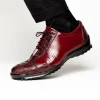 Outlet Los Altos Boots Los Altos Ostrich Sneakers Burgundy