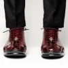 Outlet Los Altos Boots Los Altos Ostrich Sneakers Burgundy