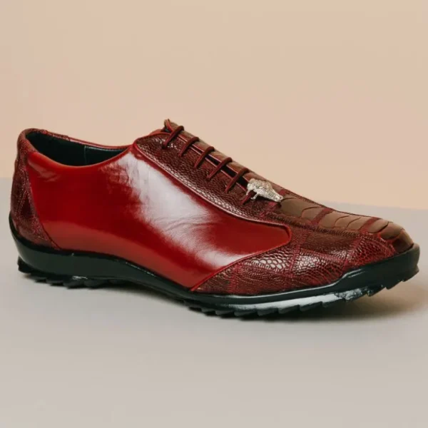 los_altos_ostrich_sneaker_5-3.webp Outlet Los Altos Boots Los Altos Ostrich Sneakers Burgundy