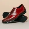 Outlet Los Altos Boots Los Altos Ostrich Sneakers Burgundy