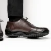New Los Altos Boots Los Altos Ostrich Sneakers Brown