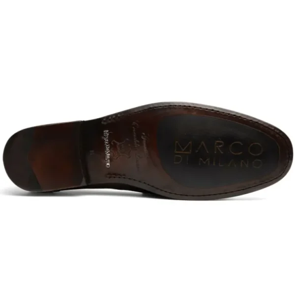 marco_di_milano_adro_caim_4.webp Discount Marco di Milano Adro Caiman Crocodile / Lizard Bit Loafers Brown