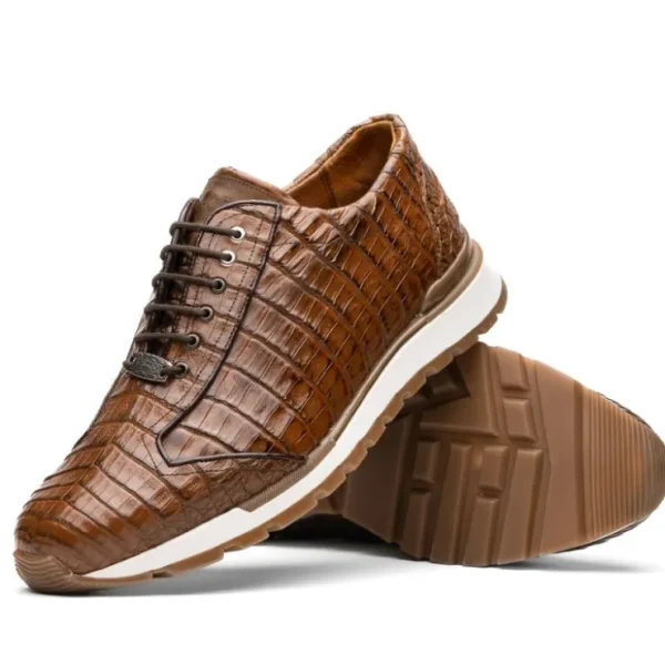 Outlet Marco di Milano Alonzo Caiman Crocodile Sneakers Bay Apache BayApache