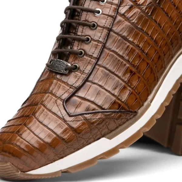 Outlet Marco di Milano Alonzo Caiman Crocodile Sneakers Bay Apache BayApache