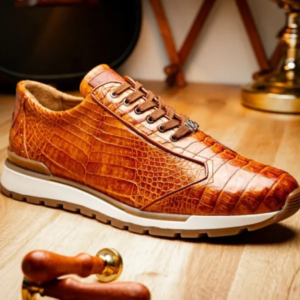 marco_di_milano_alonzo_ca_5-4.webp Hot Marco di Milano Alonzo Caiman Crocodile Sneakers Cognac