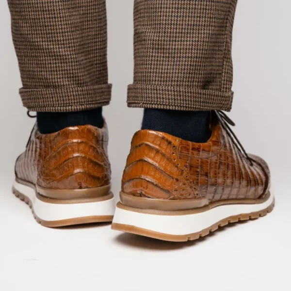 Outlet Marco di Milano Alonzo Caiman Crocodile Sneakers Bay Apache BayApache
