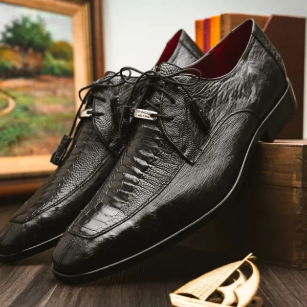 marco_di_milano_andretti__10-3.webp Clearance Marco di Milano Andretti Ostrich Leg Shoes Black