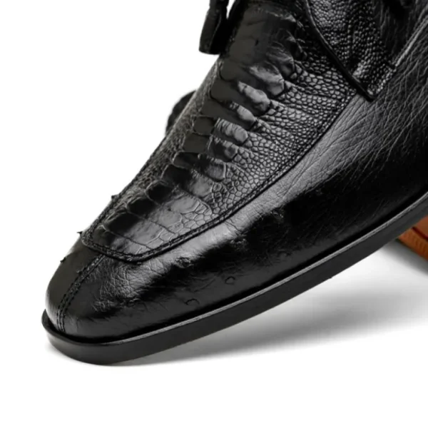 marco_di_milano_andretti__3-4.webp Clearance Marco di Milano Andretti Ostrich Leg Shoes Black