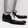 Flash Sale Marco di Milano Andretti Ostrich Leg Shoes White / Black