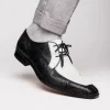 Flash Sale Marco di Milano Andretti Ostrich Leg Shoes White / Black