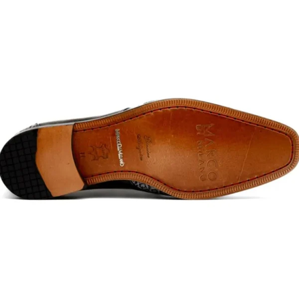 Flash Sale Marco di Milano Anzio Alligator & Calfskin Derby Newspaper / Grey