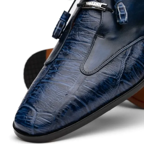 marco_di_milano_anzio_all_3-6.webp Hot Marco di Milano Anzio Alligator & Calfskin Derby Navy