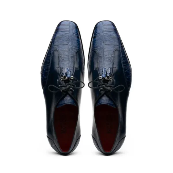marco_di_milano_anzio_all_4-6.webp Hot Marco di Milano Anzio Alligator & Calfskin Derby Navy