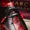 Clearance Marco di Milano Anzio Alligator & Calfskin Derby Black Cherry BlackCherry