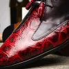 Clearance Marco di Milano Anzio Alligator & Calfskin Derby Black Cherry BlackCherry