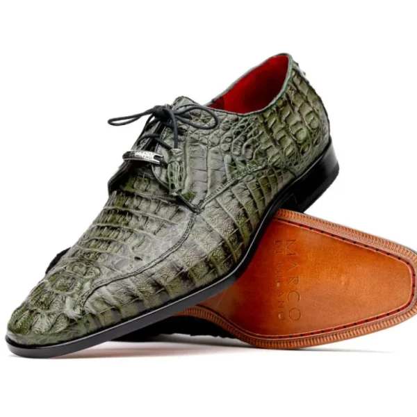 marco_di_milano_apricena__1-2.webp Flash Sale Marco di Milano Apricena Caiman Crocodile Derby Wood Green