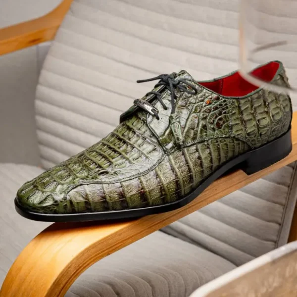 marco_di_milano_apricena__7-2.webp Flash Sale Marco di Milano Apricena Caiman Crocodile Derby Wood Green