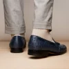 Flash Sale Marco di Milano Aubiere Ostrich Quill Tassel Loafers Navy