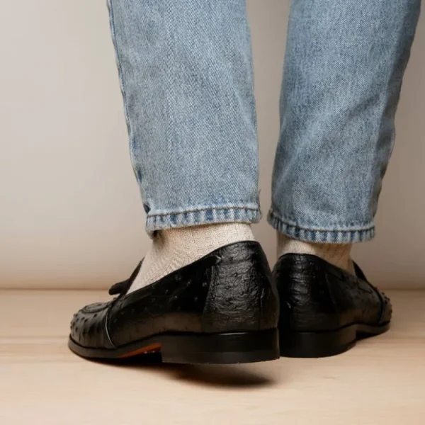 marco_di_milano_aubiere_o_12.webp New Marco di Milano Aubiere Ostrich Quill Tassel Loafers Black