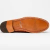 Clearance Marco di Milano Aubiere Ostrich Quill Tassel Loafers Cognac