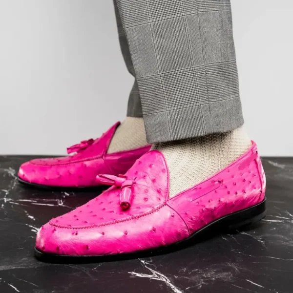 marco_di_milano_aubiere_o_5.webp Clearance Marco di Milano Aubiere Ostrich Quill Tassel Loafers Pink