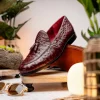 Flash Sale Marco di Milano Aubiere Ostrich Quill Tassel Loafers Wine