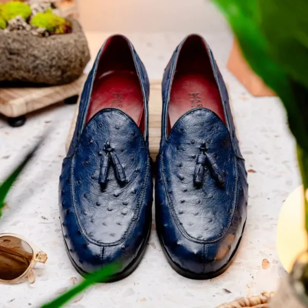 marco_di_milano_aubiere_o_6-5.webp Flash Sale Marco di Milano Aubiere Ostrich Quill Tassel Loafers Navy